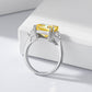 Serenity Yellow  Sterling Silver Ring